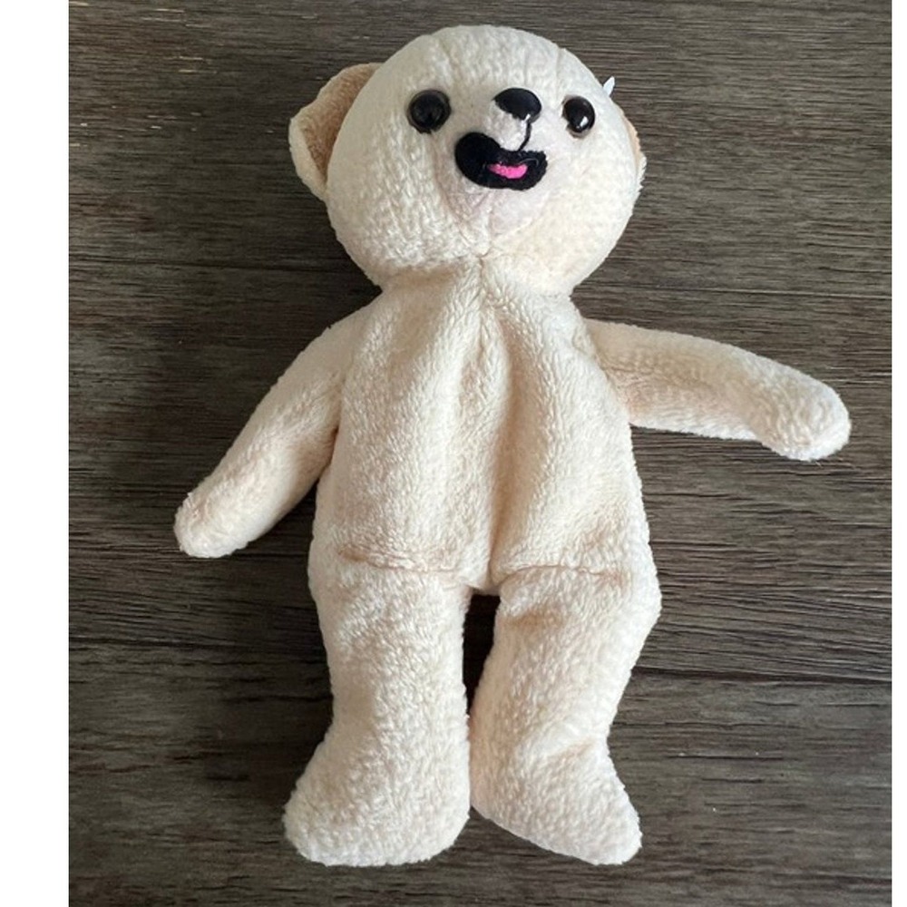 Vintage Snuggle Bear Bean Bag Plush 1999 Lever Brothers Advertising Mascot Toy